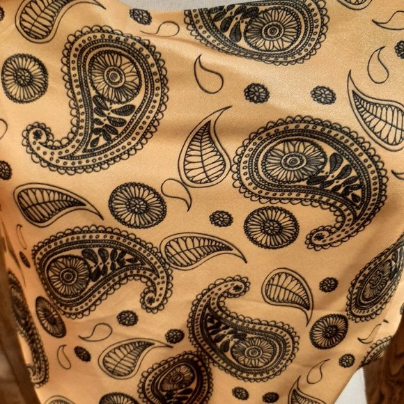 Cloud Ten Paisley-Print Yellow Bandana Top (Large) - Picture 2 of 7